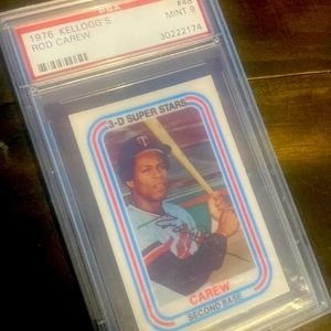 Rod Carew 1976 Kellogg’s psa 9